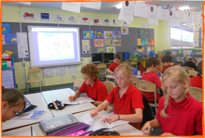 Classroom of the Macclesfield Primary School