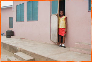 Latifa's home in Abelemkpe