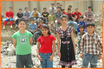 Children from Kalakin District in Sulaimaniyah